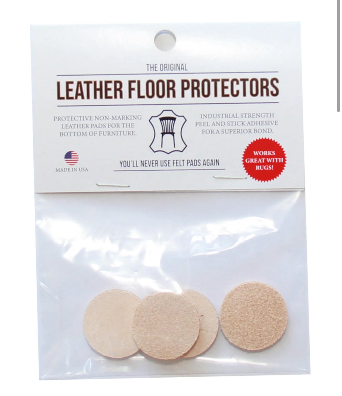 Protect Your Floors with Premium 1” Leather Chair Pads
