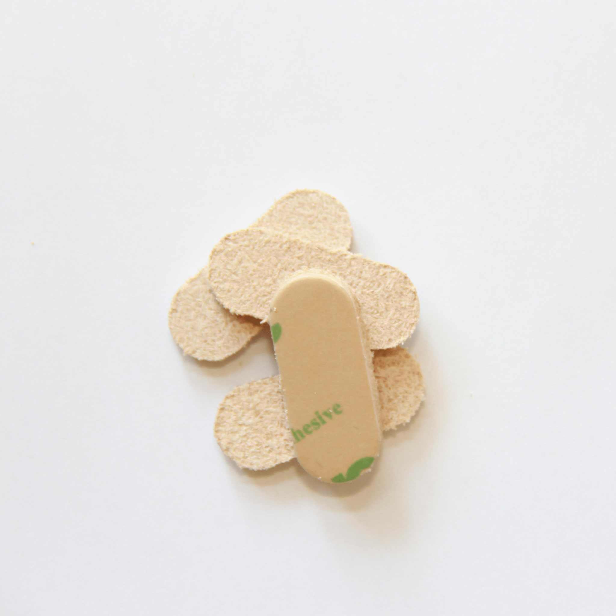 1.2" x 0.5″ Pill Shape USA-Made Leather Floor Protector Pads (4-Pack)