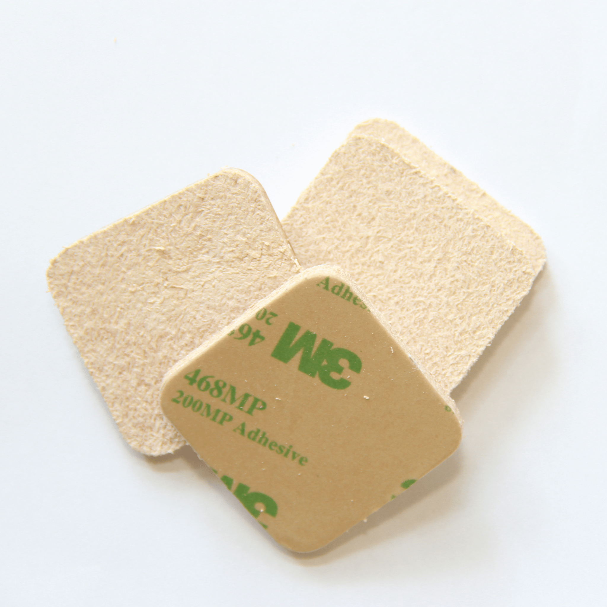 1.4″ Square USA-Made Leather Floor Protector Pads (4-Pack)